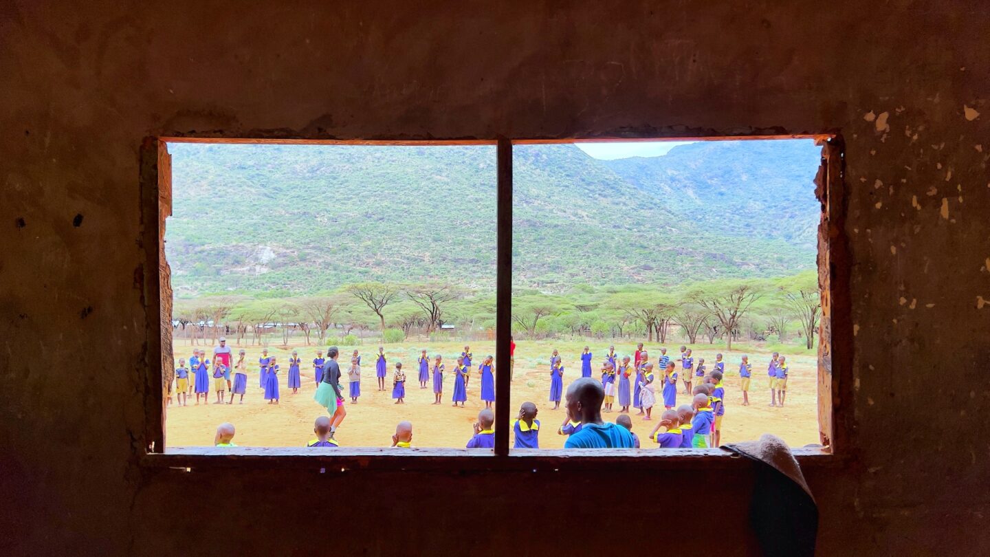 A day of environmental learning and play for the students of Uaso Rongai Primary School, Samburu, Kenya, 2024 (Photo courtesy of Mark Wambui - RECA)