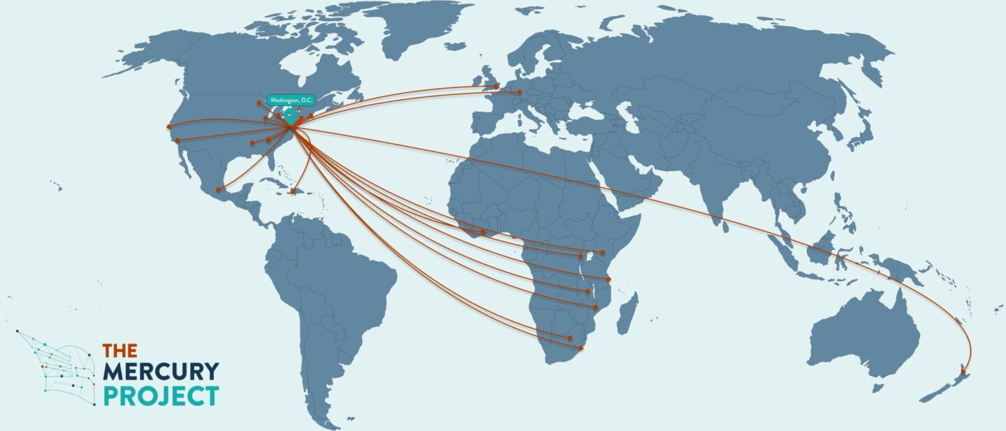 Mercury Project grantees traveled from 25 cities around the world to work together at the Mercury Project's second annual in-person convening in Washington, DC.