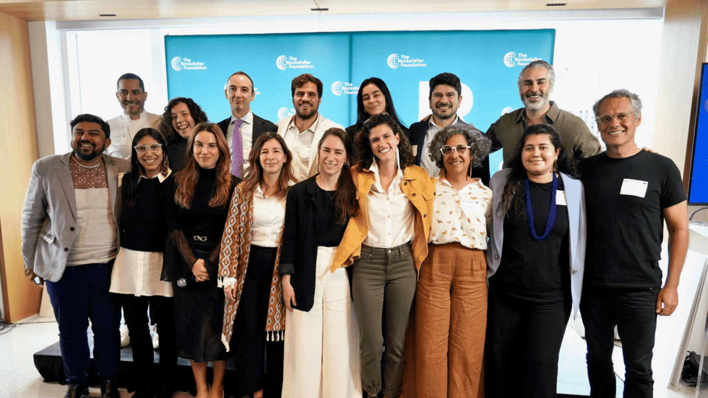 The first cohort of Big Bet Fellows gathers during UNGA's Climate Week in New York