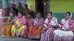 group of women in India.