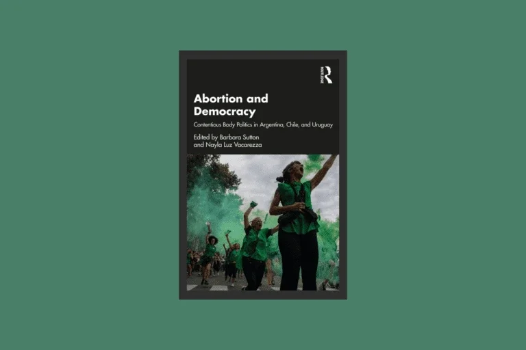 book cover for Abortion and Democracy.