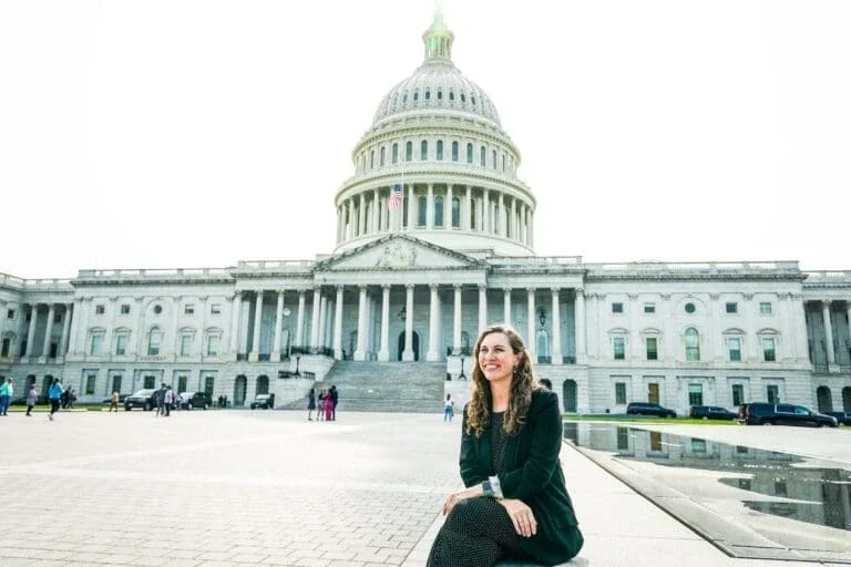 Dawn Lippert in Washington, DC. In 2022, the same year the Inflation Reduction Act was signed into law, Elemental opened an office and started to build a team in the nation's capital. (Photo Courtesy of Elemental Excelerator)