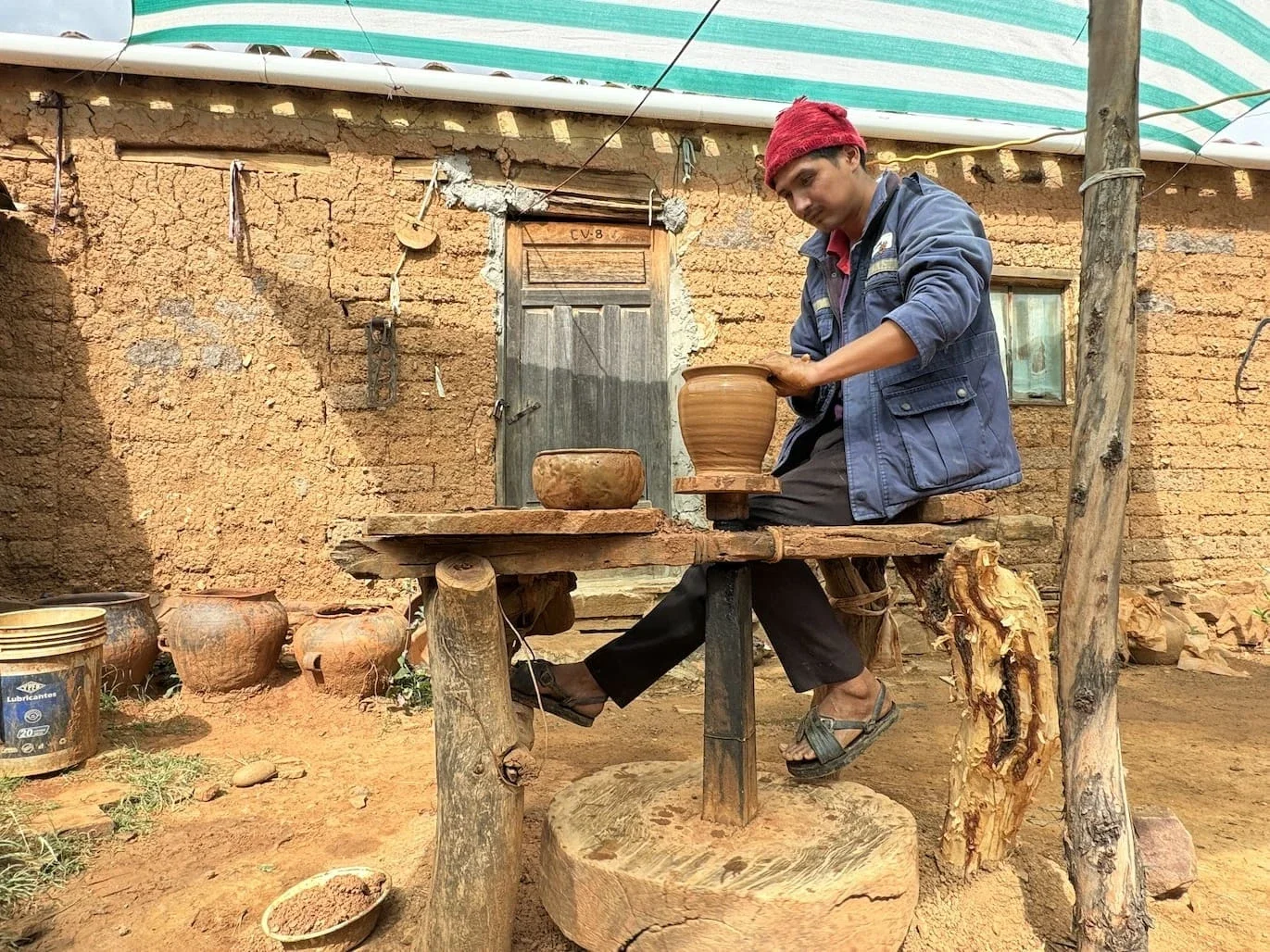 Moises Vela of Aqua Blanca says when electricity arrives, he will double his income. (Photo Credit Masha Hamilton)